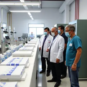 Ministro da Saúde visita ampliação da fábrica da Novamed, do Grupo EMS, em Manaus (AM)
